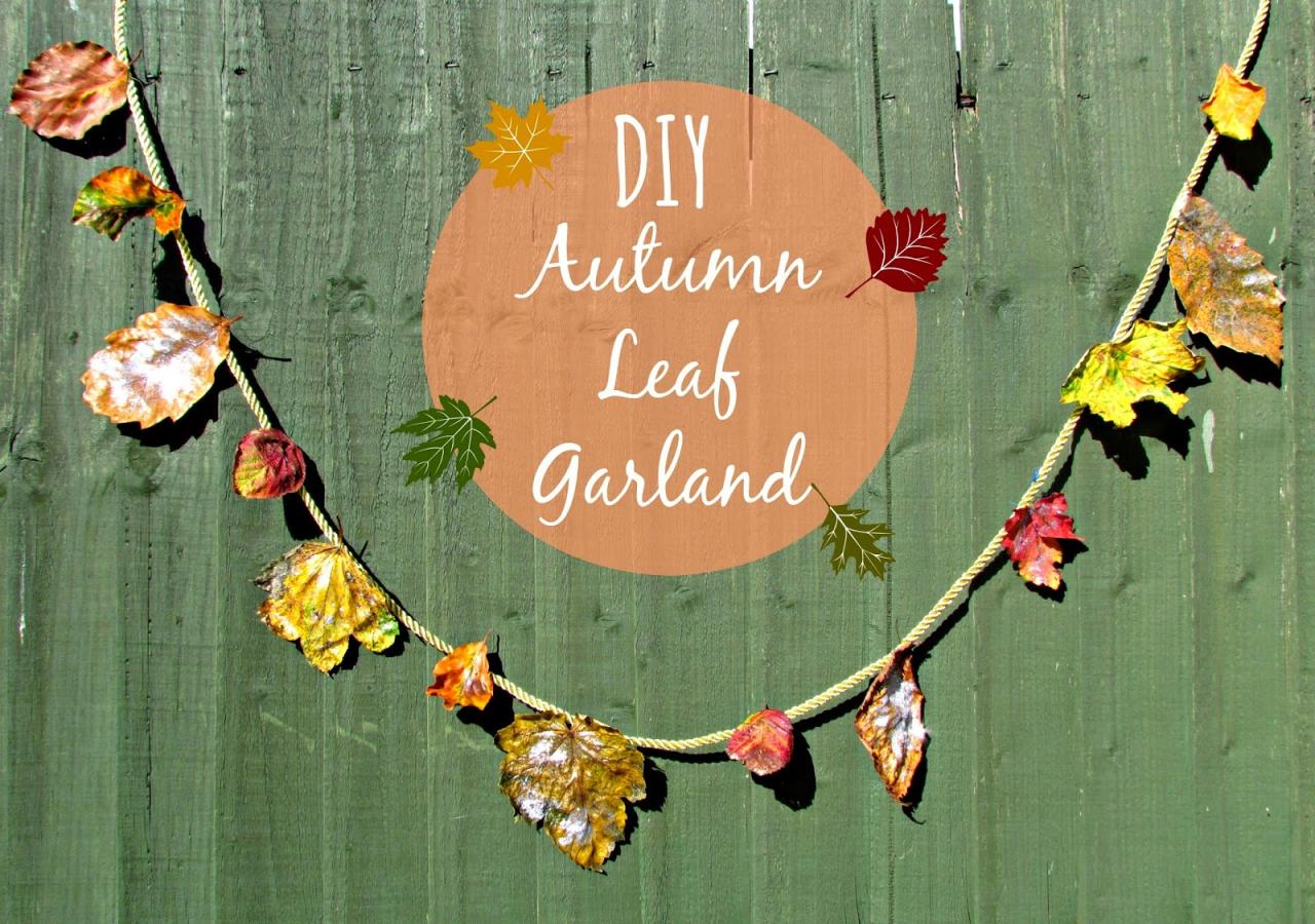 Make Your Home Cozy with a Beautiful Autumn Leaf Garland – Easy DIY Guide